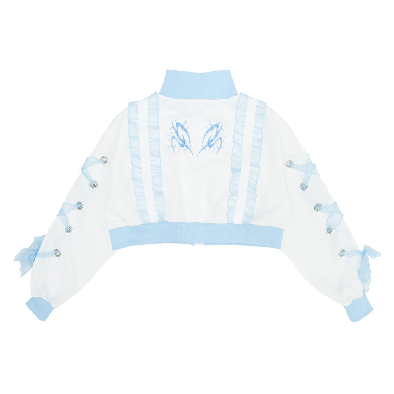 ACDC RAG Cyber Jellyfish Long Sleeve Cropped Jacket