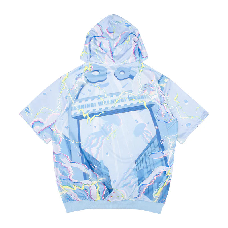 ACDC RAG Cyber Jellyfish Short Sleeve Hoodie
