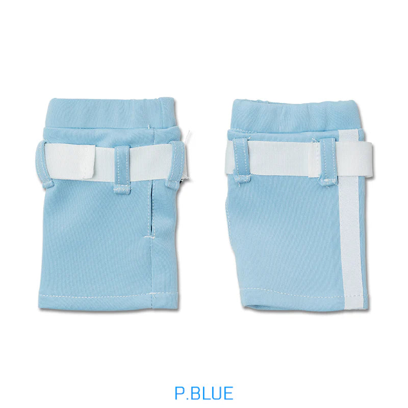 ACDC RAG Game Over Light Blue Fingerless Gloves