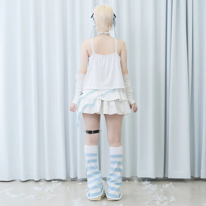 ACDC RAG Angel Punk Asymmetrical Skirt