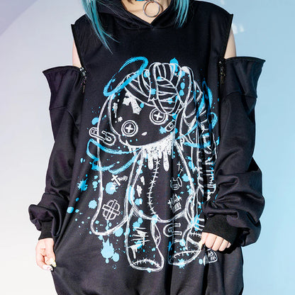 ACDC RAG Blood Mill Bunny Ear Hoodie