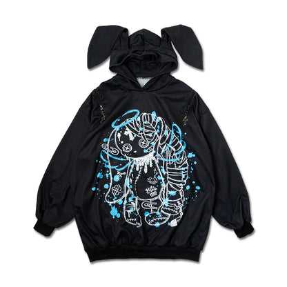 ACDC RAG Blood Mill Bunny Ear Hoodie