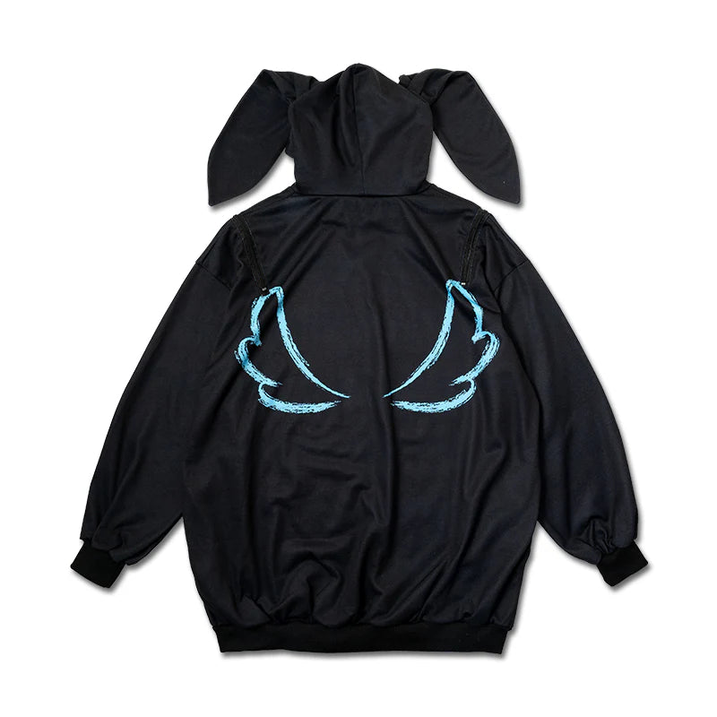 ACDC RAG Blood Mill Bunny Ear Hoodie