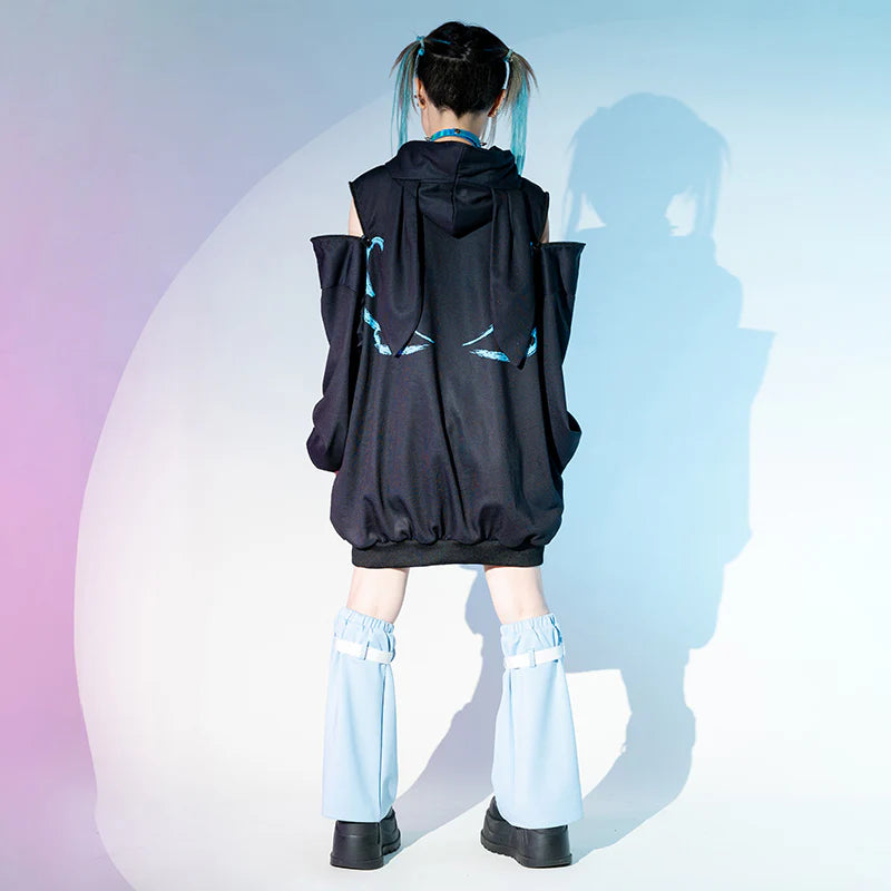 ACDC RAG Blood Mill Bunny Ear Hoodie