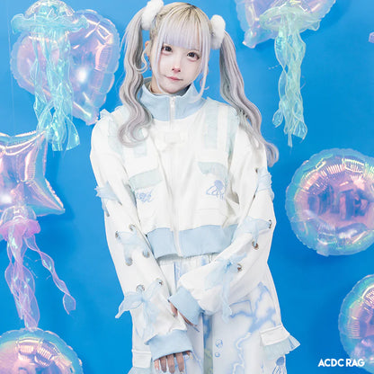 ACDC RAG Cyber Jellyfish Long Sleeve Cropped Jacket