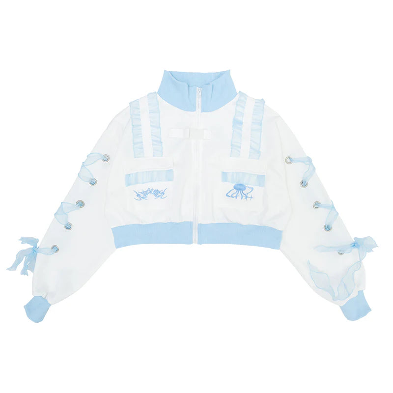 ACDC RAG Cyber Jellyfish Long Sleeve Cropped Jacket