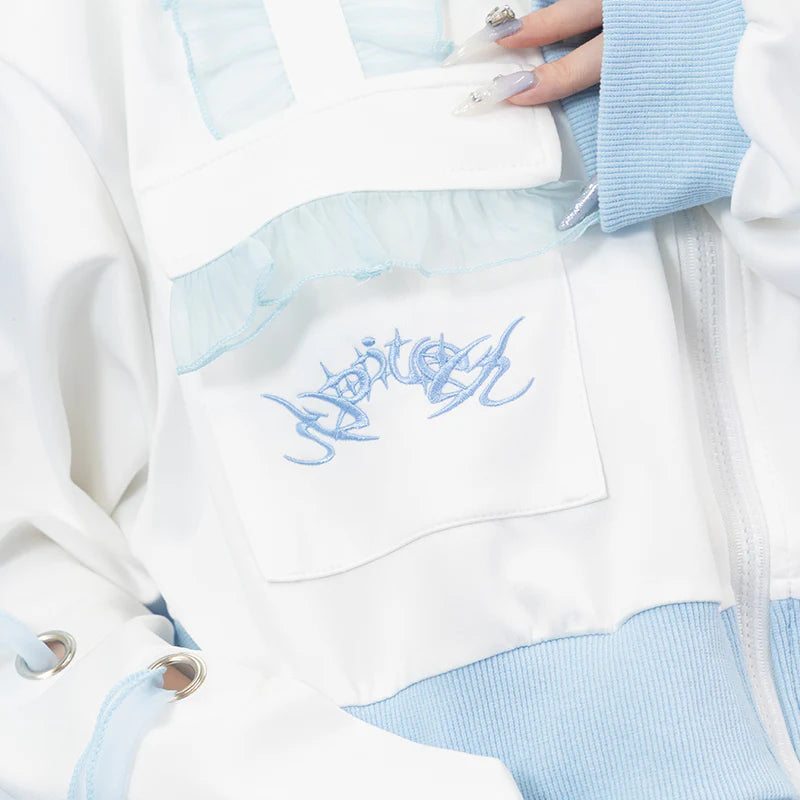 ACDC RAG Cyber Jellyfish Long Sleeve Cropped Jacket