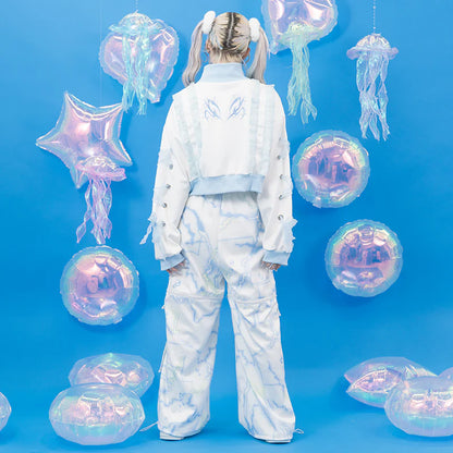 ACDC RAG Cyber Jellyfish Long Sleeve Cropped Jacket