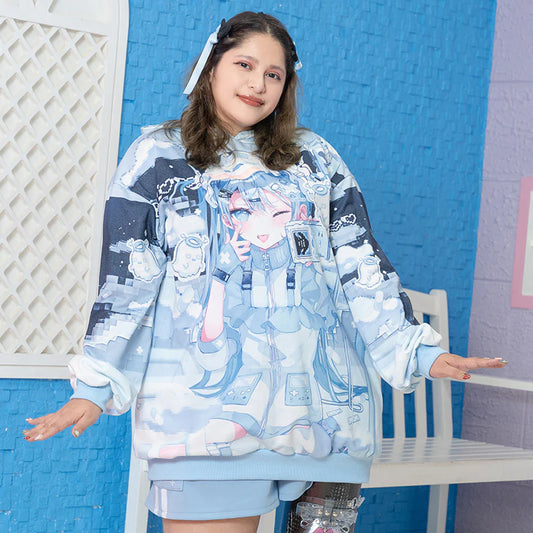 ACDC RAG Game Girl Long Sleeve Hoodie