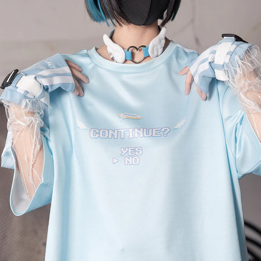 ACDC RAG Light Blue Game Over T-shirt