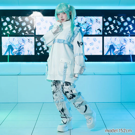 ACDC RAG x Hatsune Miku Collab White Frill Jacket
