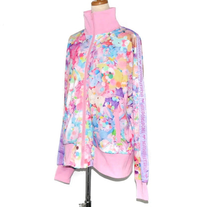 6%DOKIDOKI KAWAIITOPIA Plushie Paradise Baby Pink Track Jacket