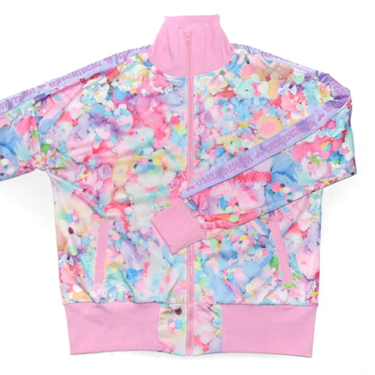 6%DOKIDOKI KAWAIITOPIA Plushie Paradise Baby Pink Track Jacket
