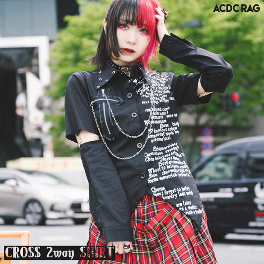 ACDC RAG Button-Up 2-way Cross & Chain Shirt
